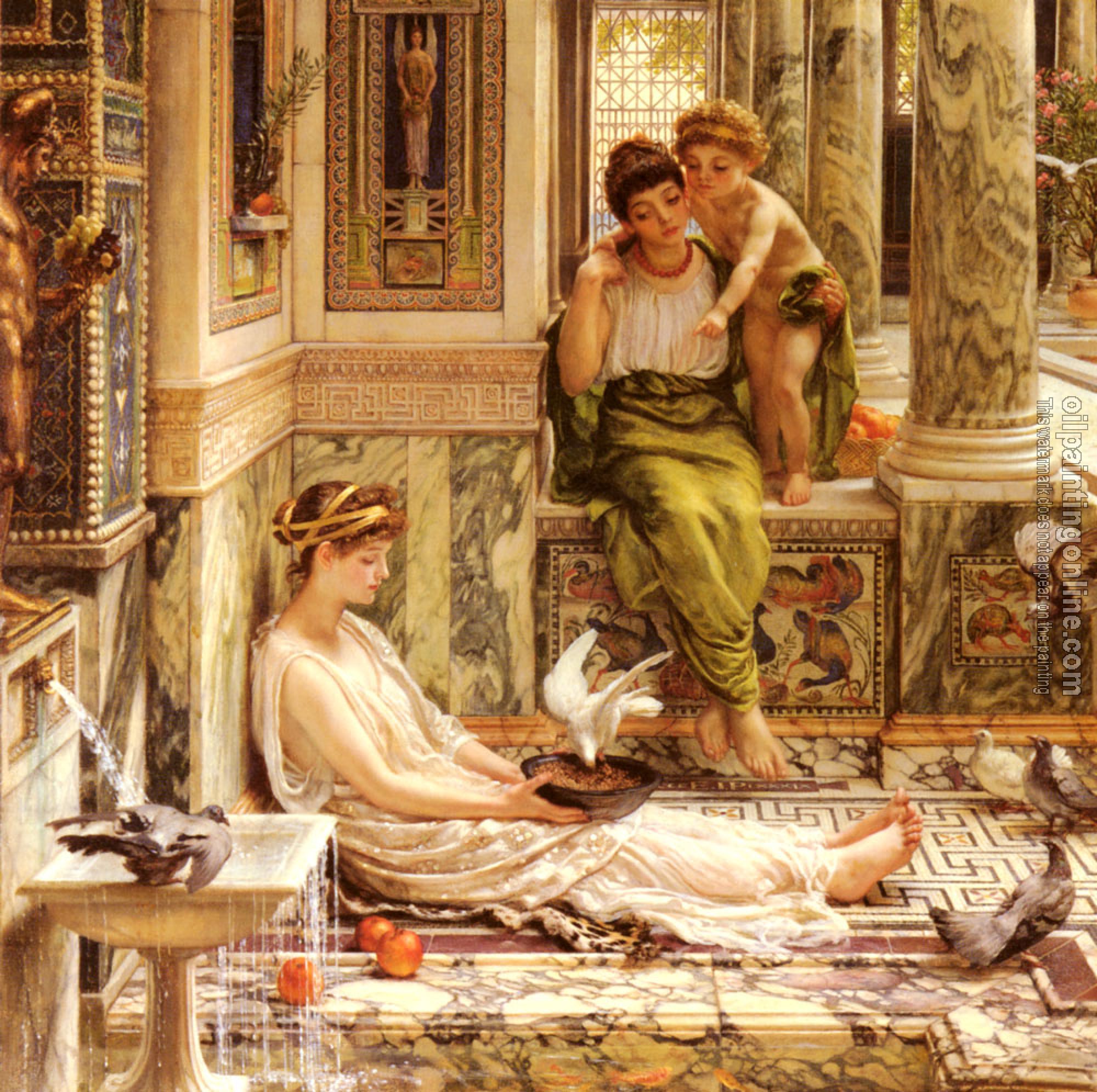 Sir Edward John Poynter - Corner Of The Villa